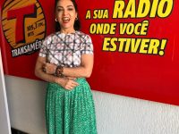 Valéria Foz na Rádio Transamérica Fernandópolis Programa Quintal do Povo